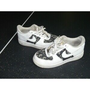 Nike Air Force AF 1 White - 315122-100 - Custom Dior - Women's 6 Men's & Youth 4